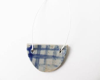Ceramic Statement Necklace, Statement Necklace, Ceramic Necklace, Ceramic Pendant, Ceramic Jewellery, Ceramic Jewelry, Ceramic Handmade