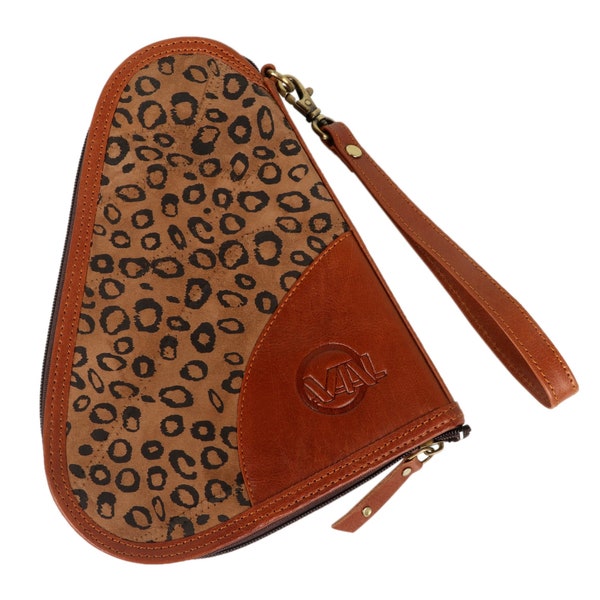 Genuine Leather Cheetah Print Concealed Carry - Small