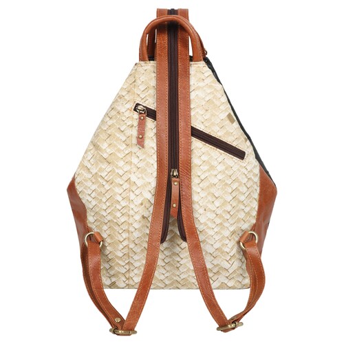 crosshatched leather backpack in Black brought to you by the renowned brand Herschel Supply Co. Herschel Supply co. Settlement Raven