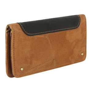 Carteira Tyler Bi-Fold // marrom, preta, porta-cartões, couro