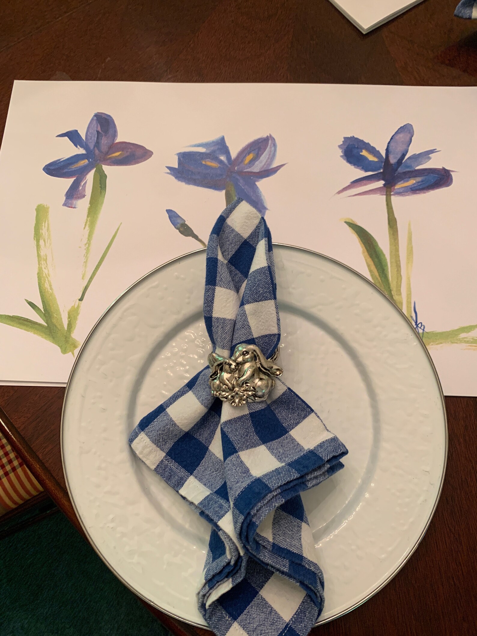 Disposable paper placemats Spring Tulips Etsy