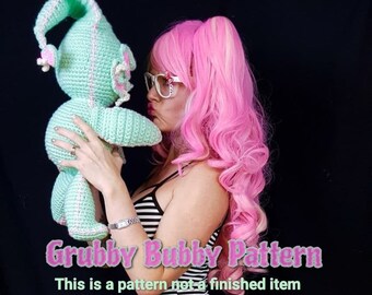 Grubby Bubby Amigurumi pop PATROON. (Lees de beschrijving voordat u koopt)