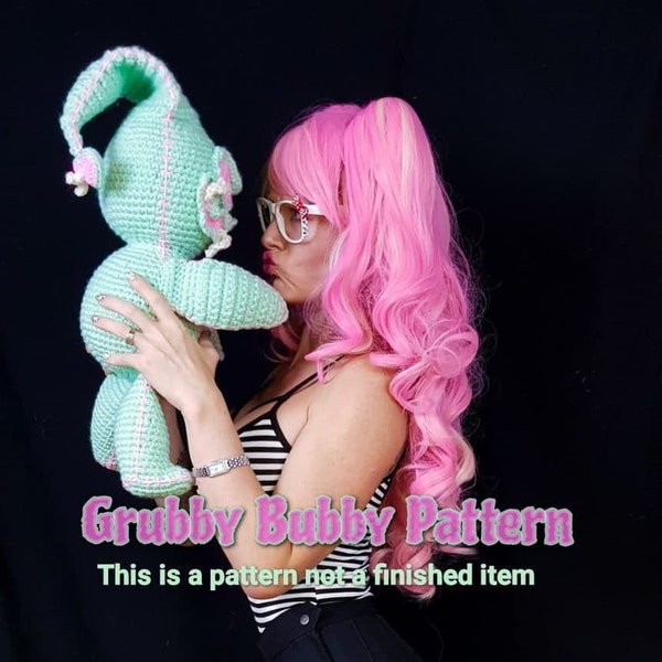 Grubby Bubby Amigurumi pop PATROON. (Lees de beschrijving voordat u koopt)