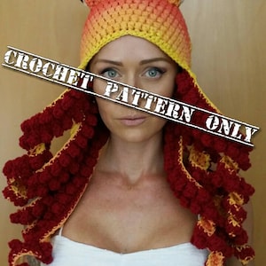 Updated Crochet Octopus Hat Aka Twisted Kraken PATTERN pls read description before buying image 5