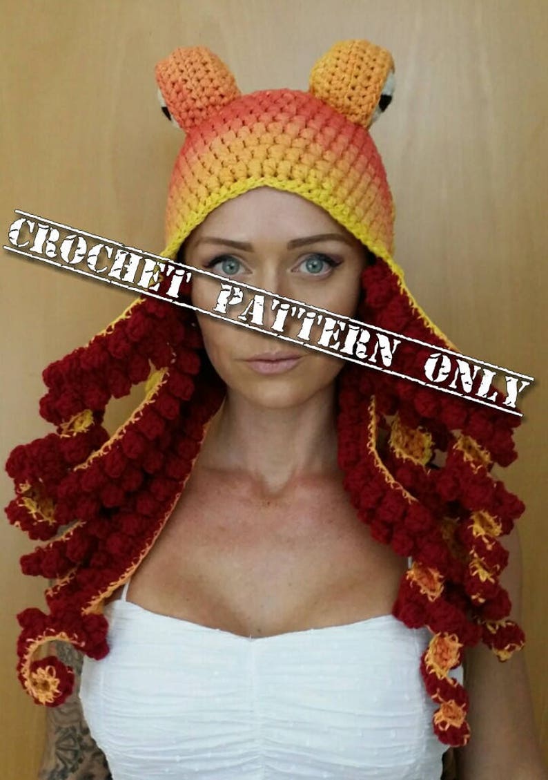 Updated Crochet Octopus Hat Aka Twisted Kraken PATTERN pls read description before buying image 5