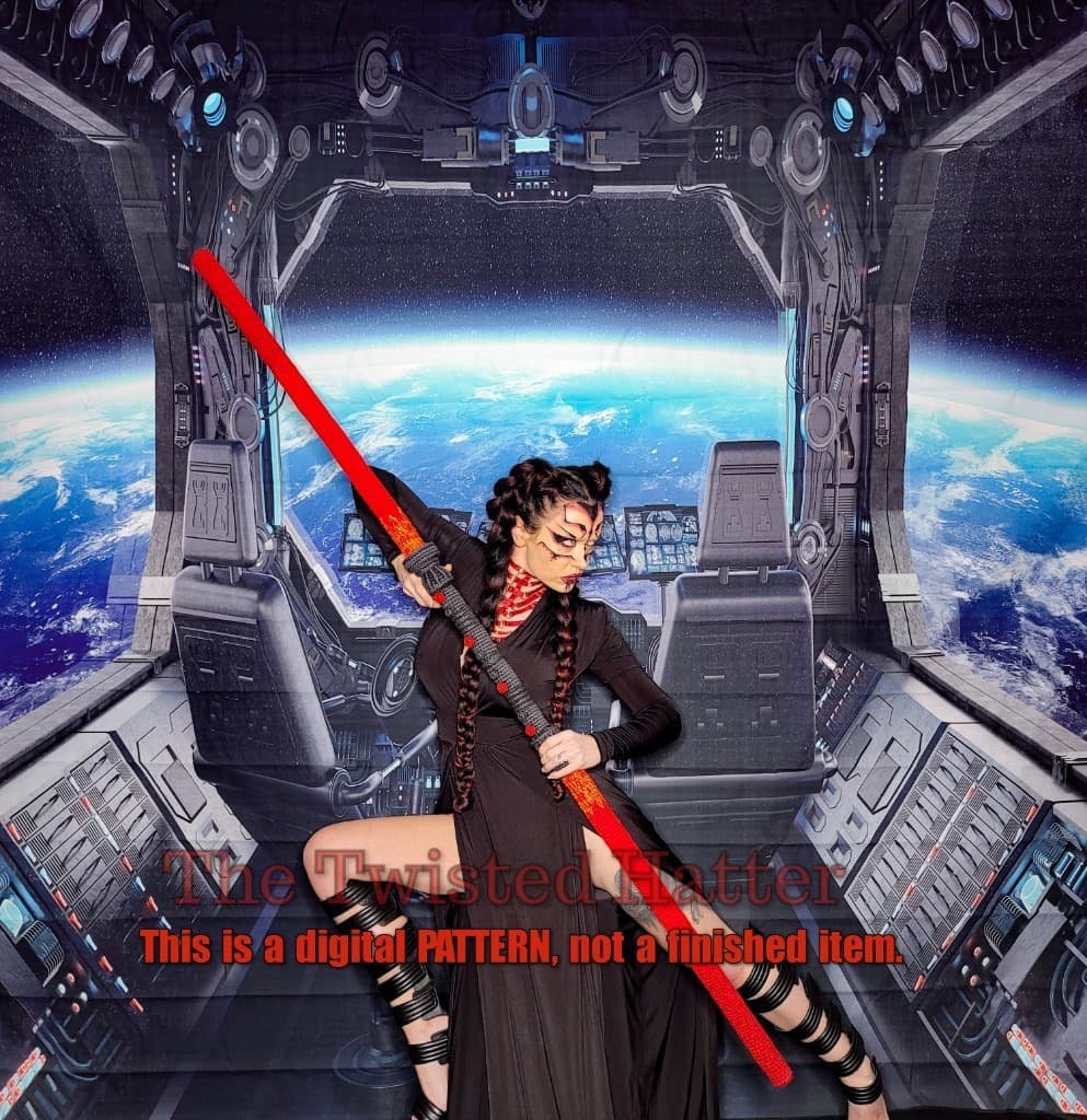 The Twisted Saber Double Trouble, Crochet digital PATTERN, Pls read t…