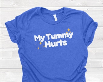 Mijn buik doet pijn Shirt | Coeliakie T-shirt | PDS, Lactose, Glutenvrij