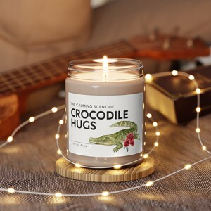 Calming Scent of Crocodile Hugs, Crocodile Lover Gift, Animal Lover, Reptile Decor image 8