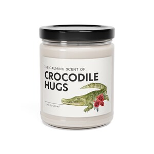 Calming Scent of Crocodile Hugs, Crocodile Lover Gift, Animal Lover, Reptile Decor image 5