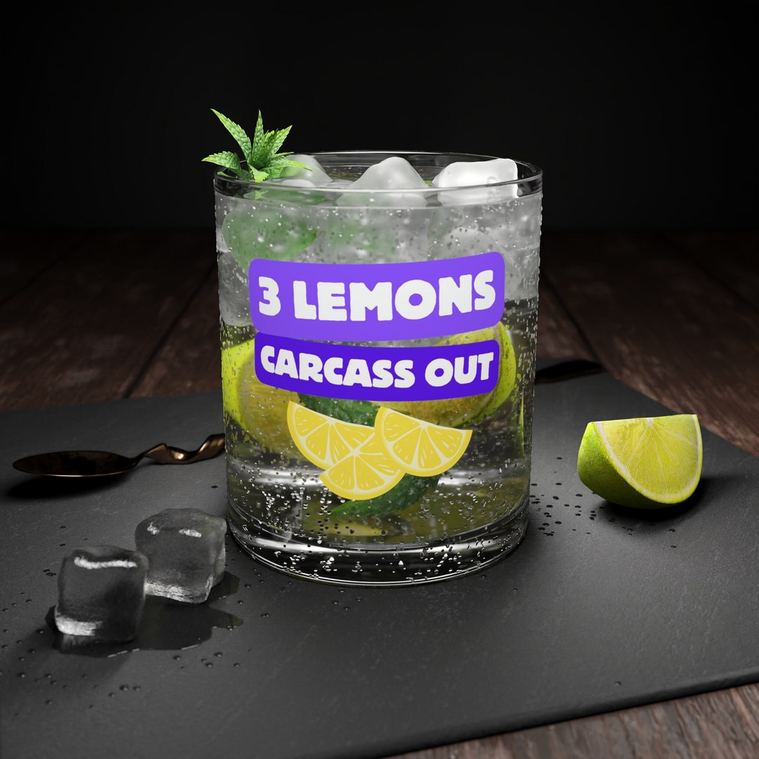 3 Lemons Carcass Out Bar Glass Dorit Quote Real Housewives of Beverly
