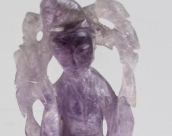 Figura de amatista tallada china