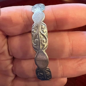 800 Silver Designed Bangle Bracelet