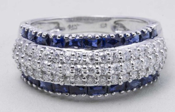 Sapphire and Diamond ring - image 2