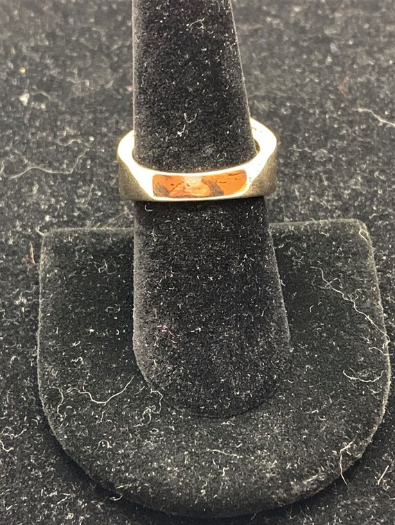 Emerald Colored Statement Ring - image 2