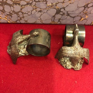 Set of 2 Silver Napkin Rings