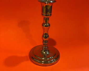 Solid Brass Candlestick Holder