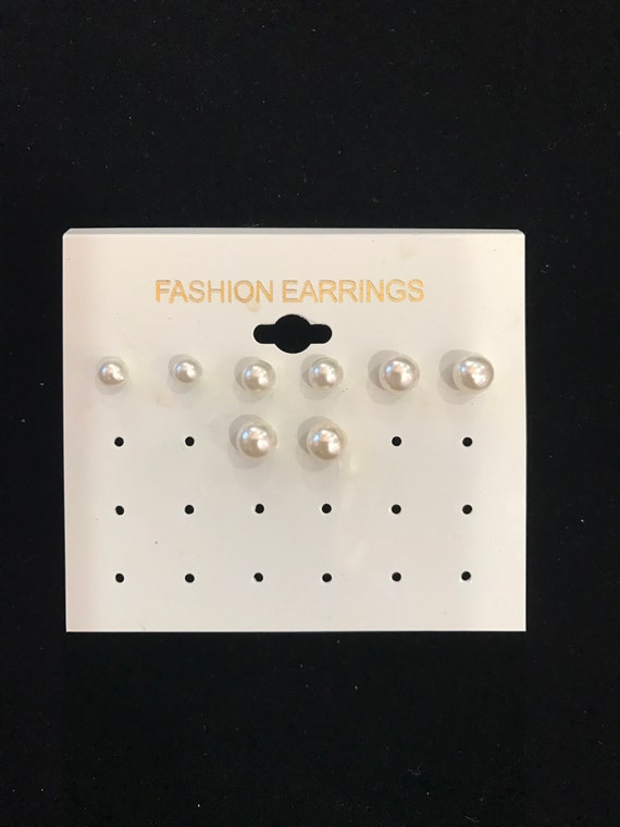 Simulated Pearl Earrings