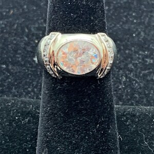 Sterling Silber & Zirkonia Mode Ring