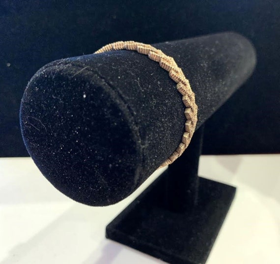 Marcasite Chevron Pattern Bracelet - image 6