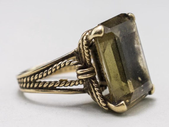 Smoky Topaz Quartz Ring - image 3