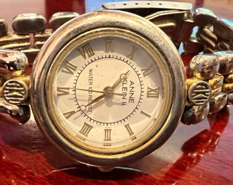 Vintage Anne Klein II Two-tone Metal Band Womens Watch  display picture 2