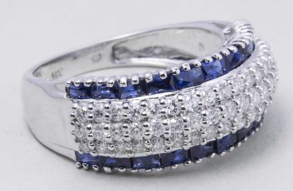 Sapphire and Diamond ring - image 1