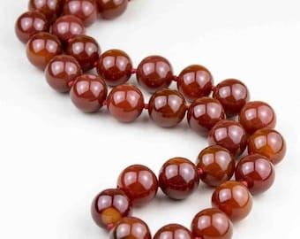 Carnelian Bead Necklace