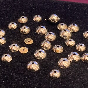 Lot of Domed Metal Pieces