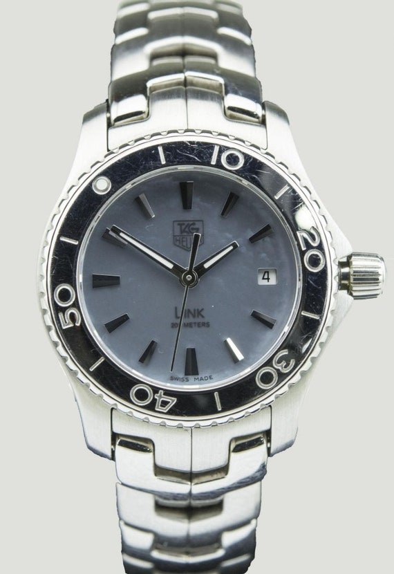 Blue Mother of Pearl Tag Heuer Ladies Watch - image 1