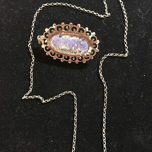Lapis Lazuli and Silver Pendant Necklace image 2