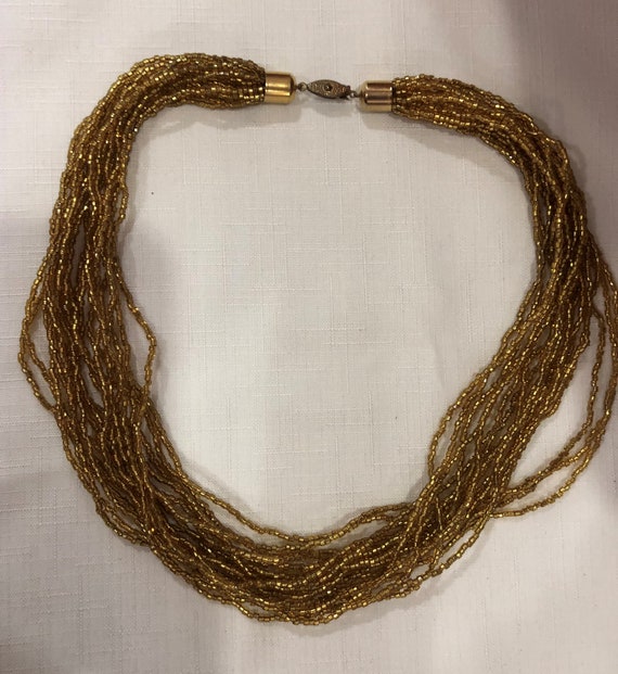 Multi Layer Beaded Necklace