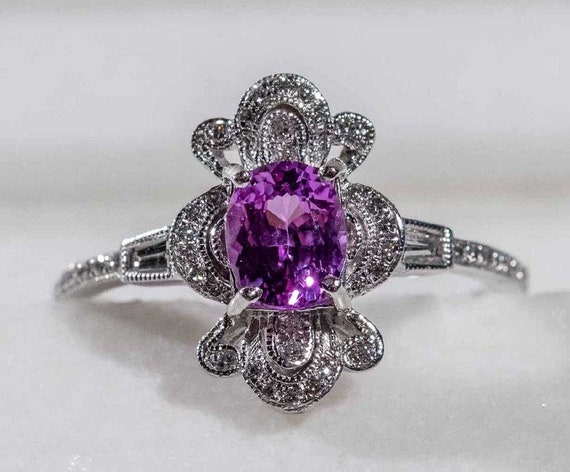Pink Sapphire Ring - image 1