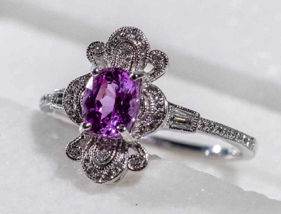 Pink Sapphire Ring - image 3