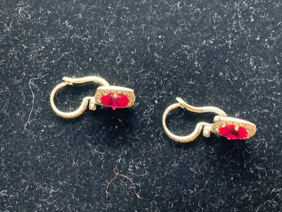 Ruby and Diamond Earrings - image 5