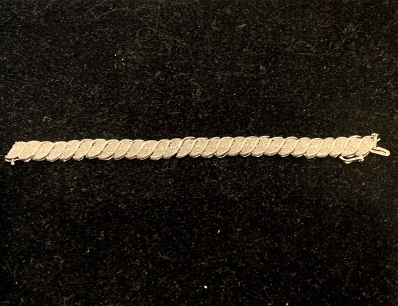 Jeweled Sterling Silver Bracelet