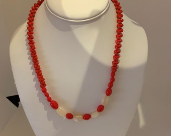 Red Beaded Necklace