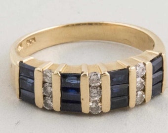 Sapphire and Diamond ring