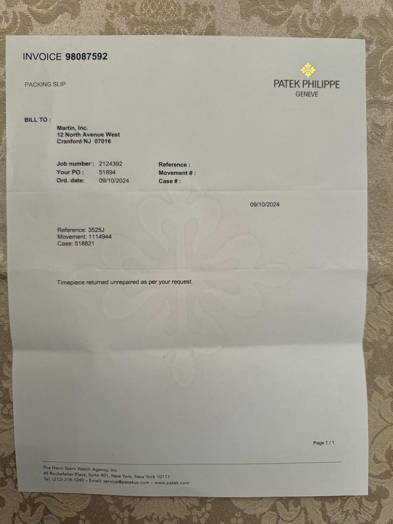 Patek Philippe Gold Watch image 10