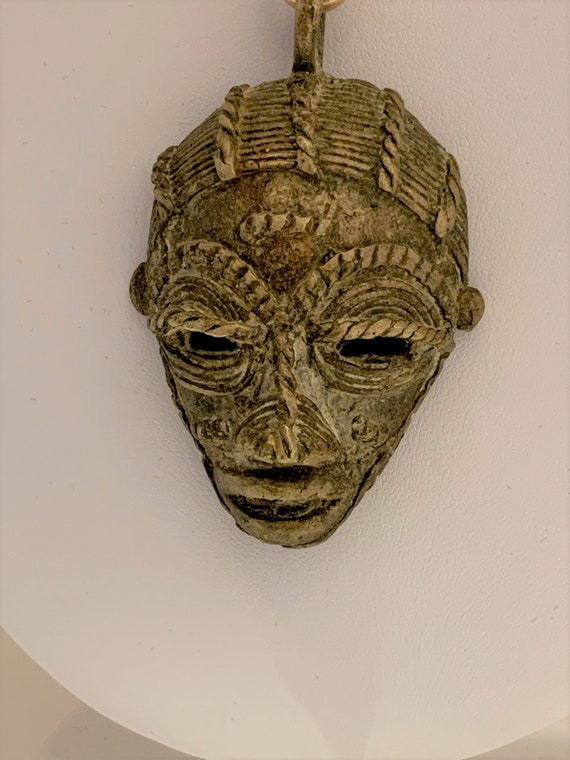 Tribal Mask Pendant - image 2