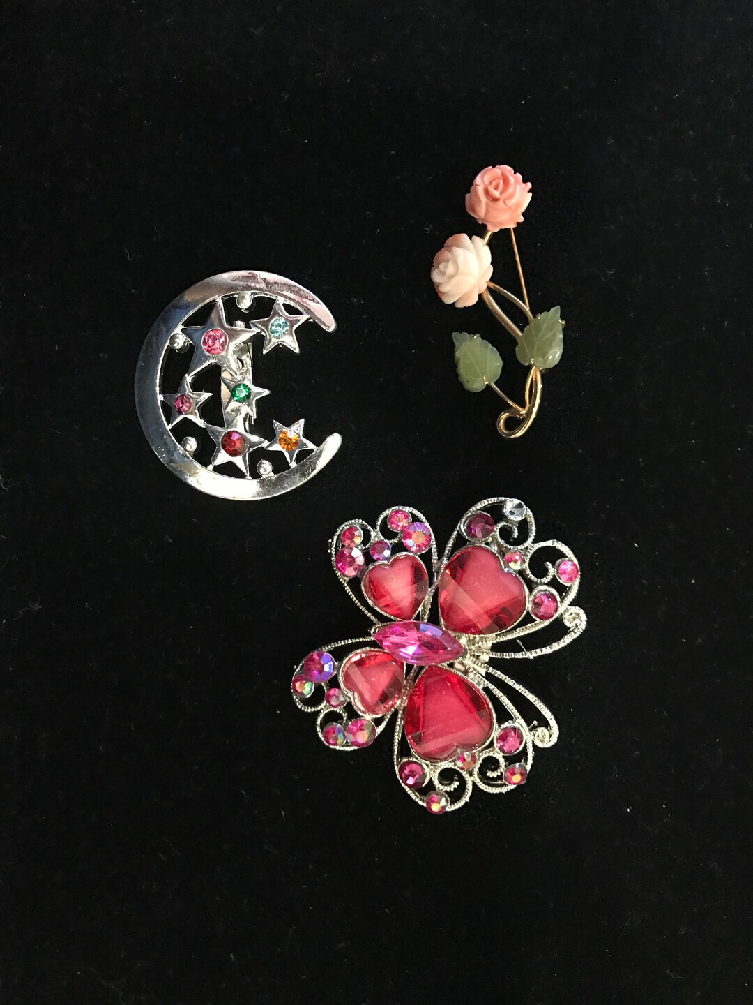 3 Assorted Pins - Etsy