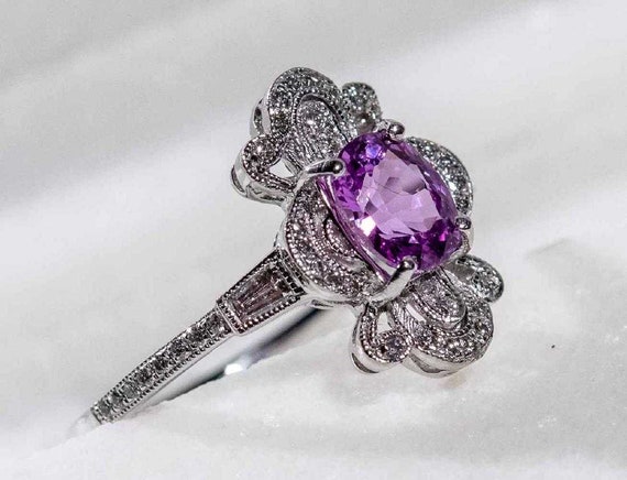 Pink Sapphire Ring - image 2