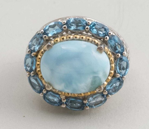 Sterling Silver Gem Ring - image 1