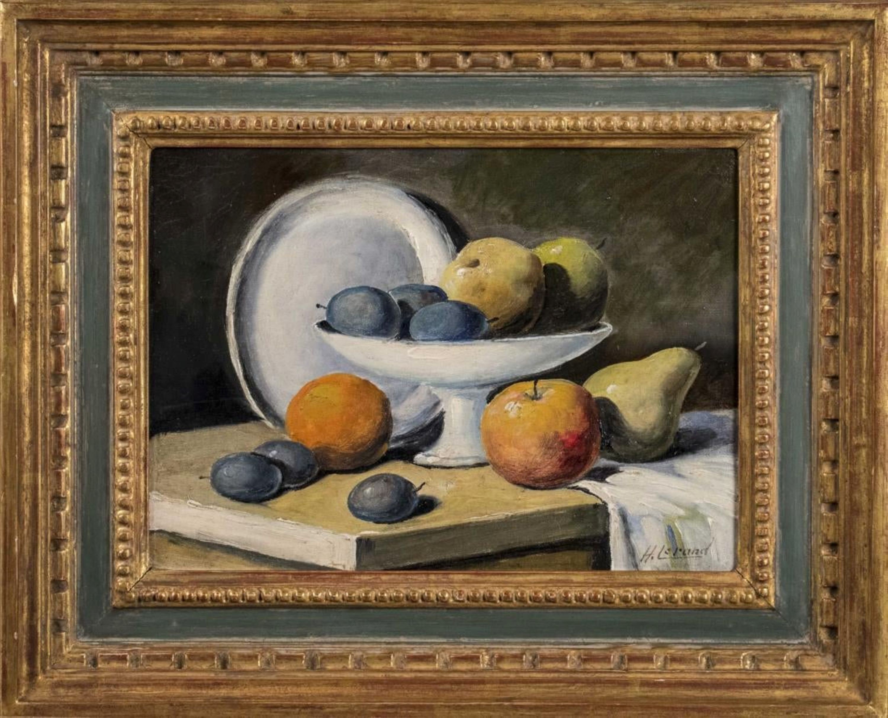 Still Life With Fruit by H. Lerand (french, 20th Century) - Etsy