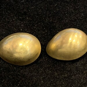 Oval Clip On Earrings