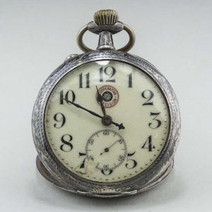 Continental Silver Railroad Watch