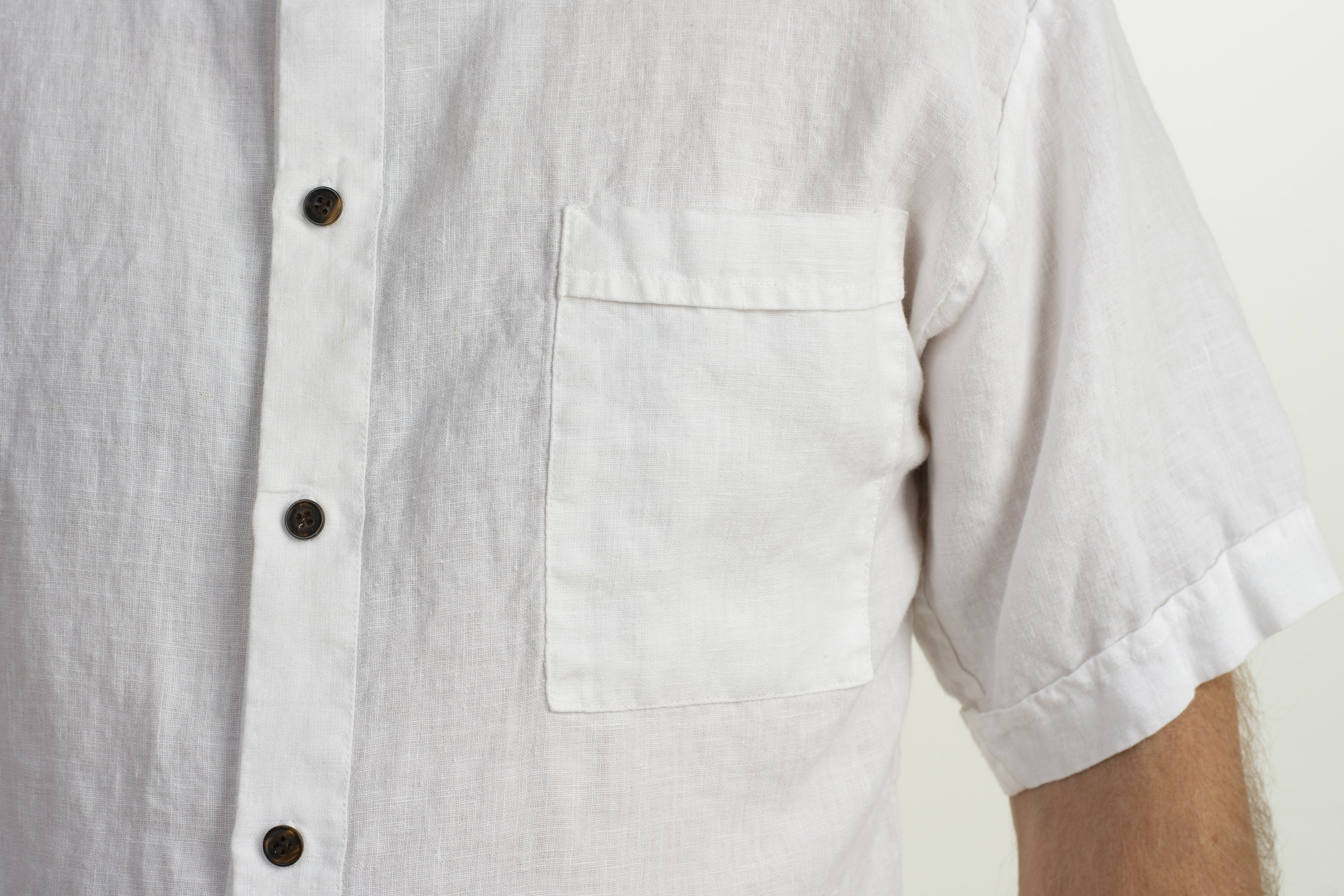 Men's White Linen Shirt Beach Wedding Party Shirt Button Etsy