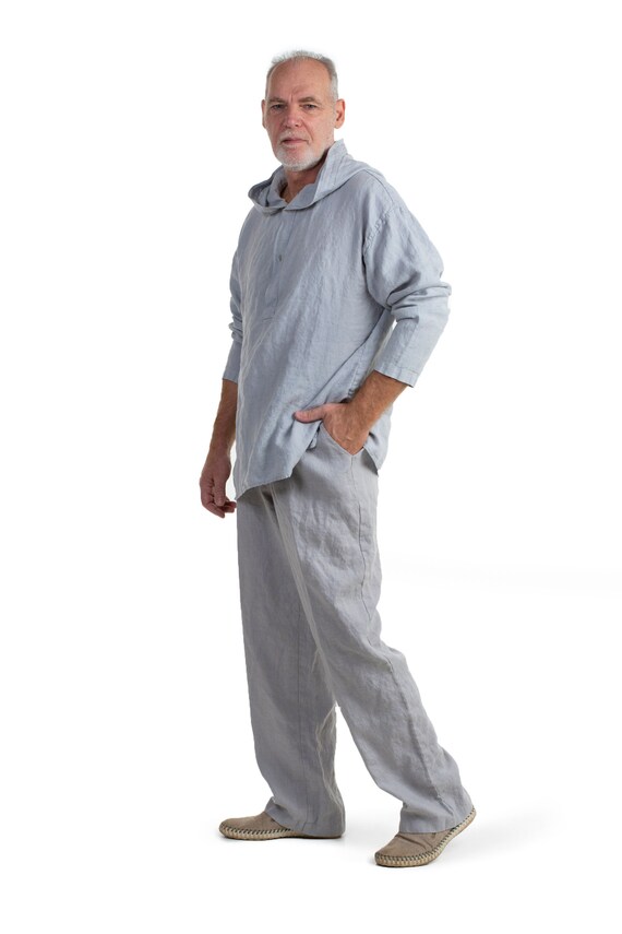 linen shirt and pants