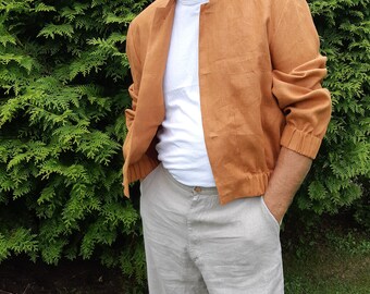 mens linen jacket sale
