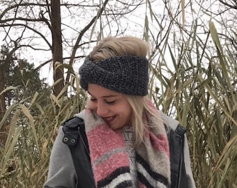 CROCHET PATTERN, The Hopeless Wanderer Earwarmer by Shannon Creates, Earwarmer Pattern, Headband Pattern, Beginner Level