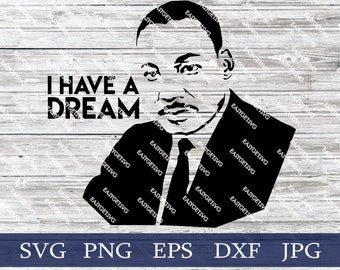 Download Martin luther king svg | Etsy
